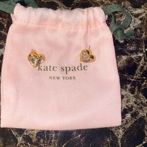 Kate, spade heart earrings